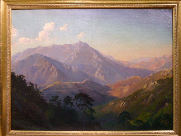 Carl Hummel: Der Monte Cardo auf Korsika, 1869. Privatbesitz